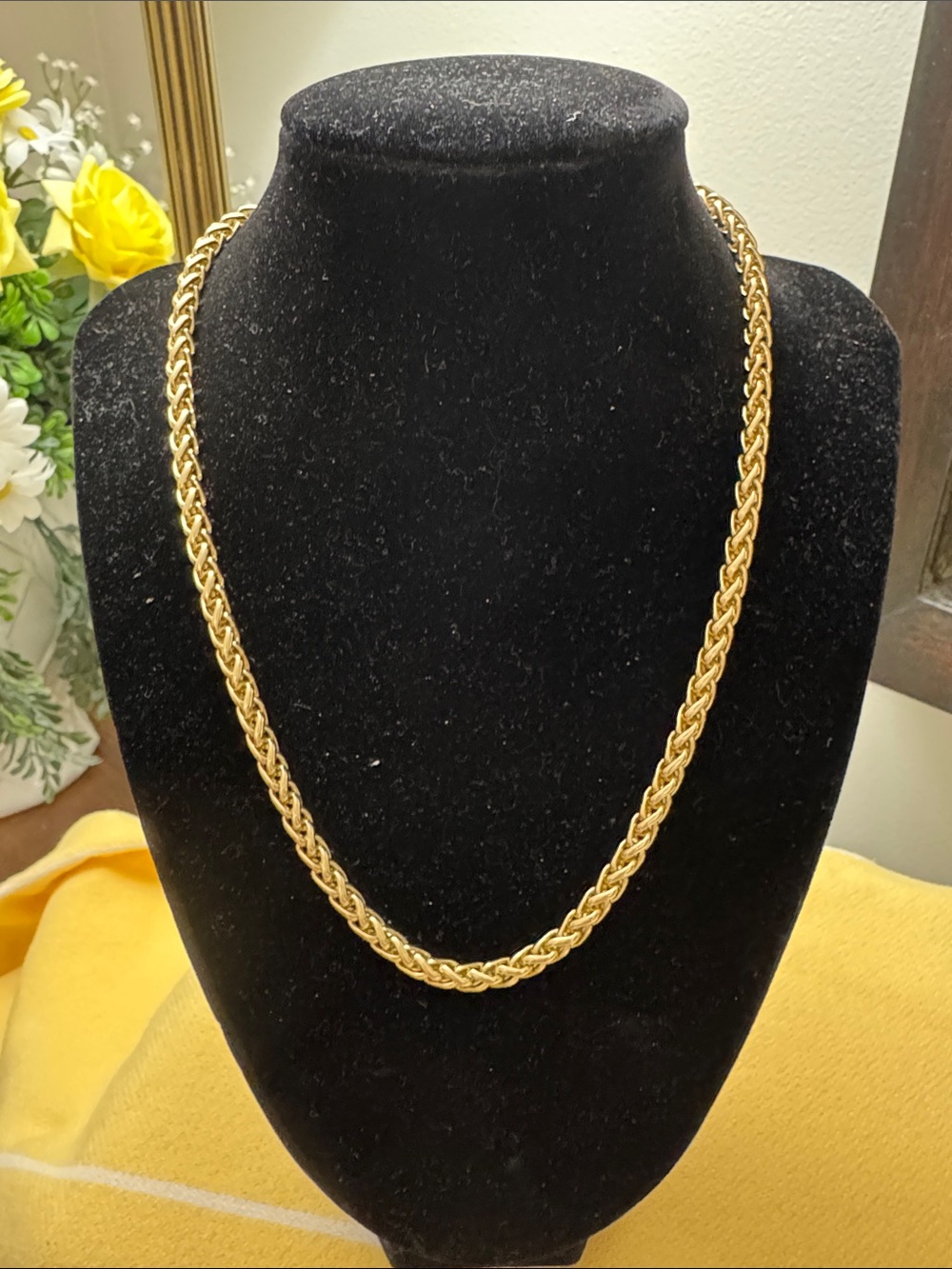 Classic Gold Tone Rope Chain Necklace - Women Jewelry